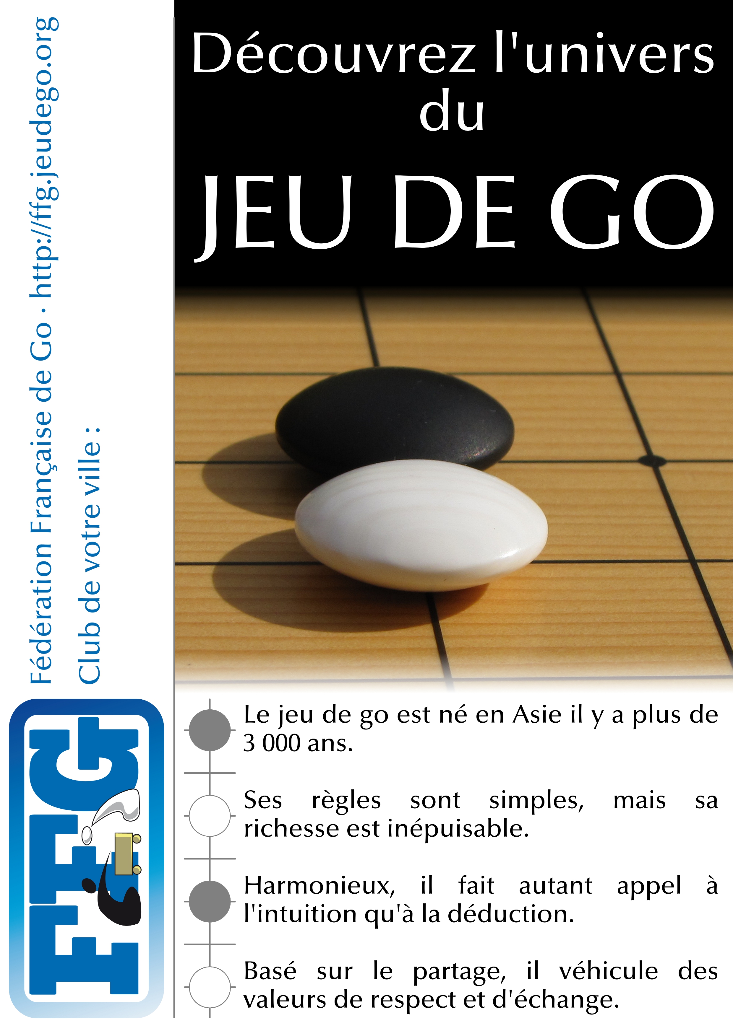 Plateau, boîte et jetons de jeu de go - Portail officiel des Musées de Reims