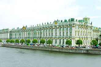 Le musée de l'Hermitage à St Petersbourg
